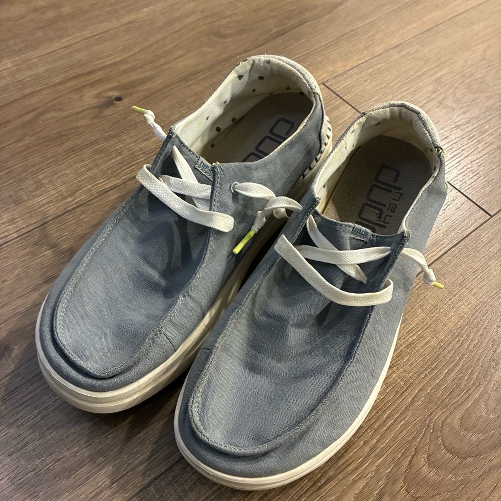 Hey Dude Wendy women gray Slip-On Loafers, 8